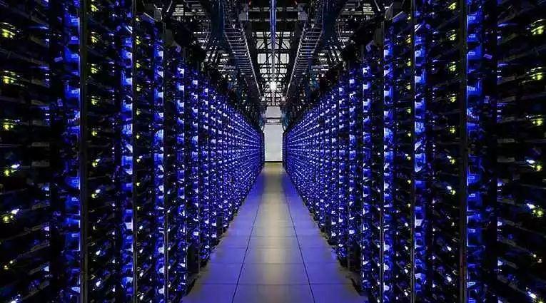 Close-up of high-performance mining rigs configured and running seamlessly